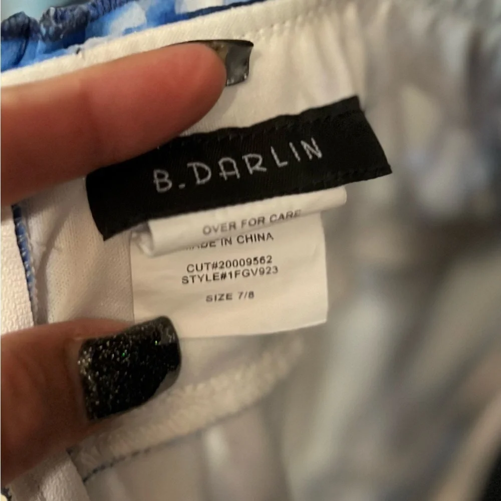 💙💙NWOT- SUPER CUTE TIE DYE SPAGHETTI STRAP DRESS💙💙 SZ 7/8 - Picture 7 of 7